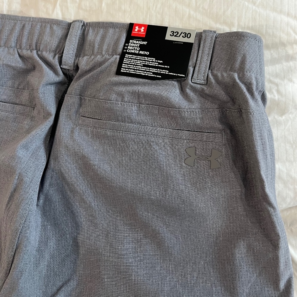 Under Armour NWT gray golf pants 32x30